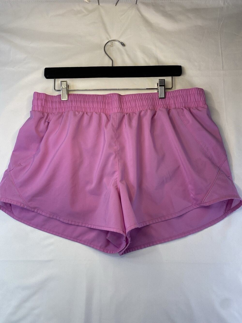 All in Motion Women's Pink Athletic Running Shorts Pull On Pockets 3" Inseam